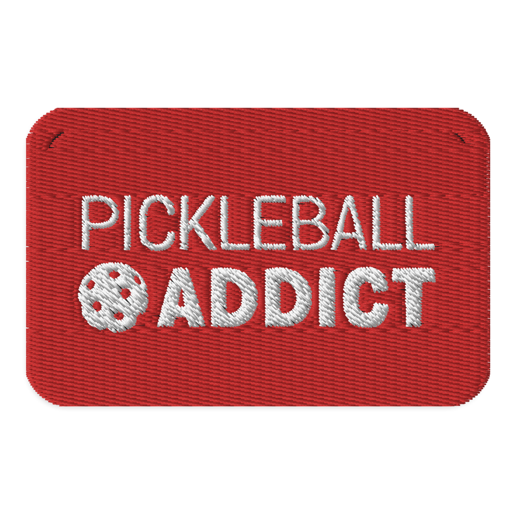 Pickleball Addict - Embroidered Patch