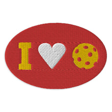 Load image into Gallery viewer, I Heart Pickleball - Embroidered Patch