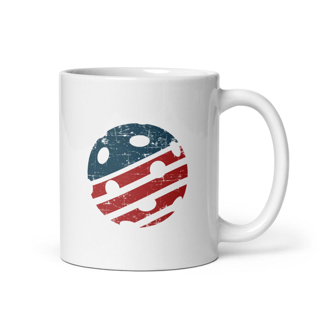 USA Pickleball Flag - Ceramic Mug