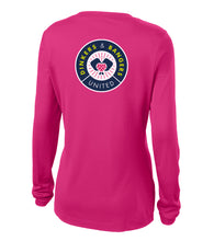 Load image into Gallery viewer, Dinkers & Bangers PINK UNITED - Women's Performance Long Sleeve Tee