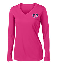 Load image into Gallery viewer, Dinkers &amp; Bangers PINK UNITED - Women&#39;s Performance Long Sleeve Tee
