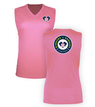 Load image into Gallery viewer, Dinkers &amp; Bangers PINK UNITED - Women&#39;s Performance Sleeveless Tee
