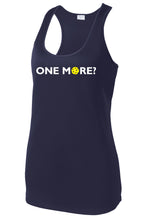 Load image into Gallery viewer, One More? - Womens Performance Racerback Tank