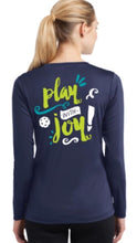 Load image into Gallery viewer, Play with JOY! - Womens Long Sleeve Performance Tee - 2 Sided

