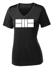 Load image into Gallery viewer, Pickleball Court - Womens Performance V Neck Tee