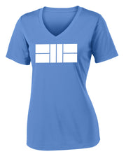 Load image into Gallery viewer, Pickleball Court - Womens Performance V Neck Tee