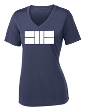 Load image into Gallery viewer, Pickleball Court - Womens Performance V Neck Tee