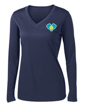 Load image into Gallery viewer, Dinkers & Bangers United™ - Womens Long Sleeve Performance Tee - 2 Sided