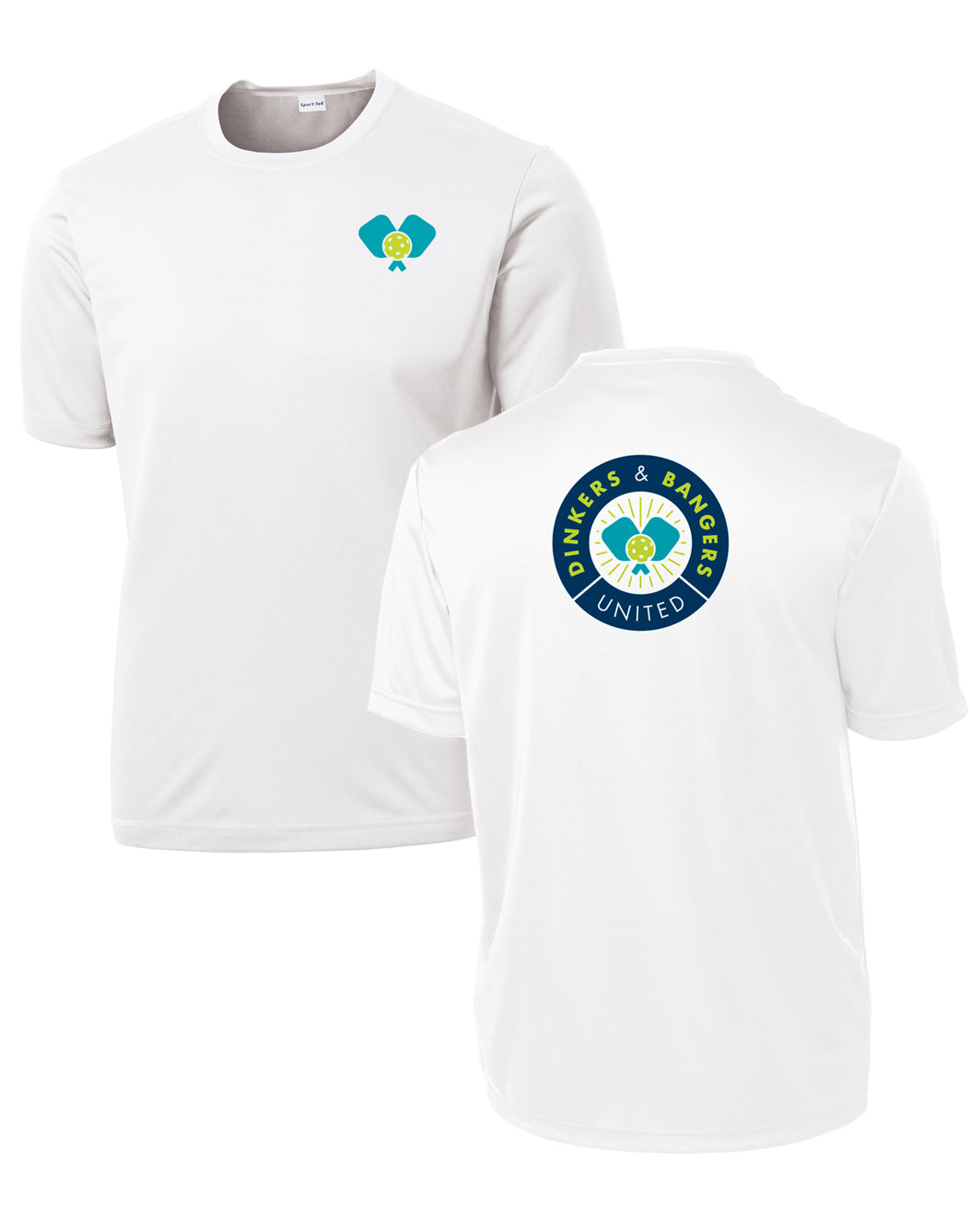 Dinkers & Bangers United - Performance Pickleball Tee - Two sided