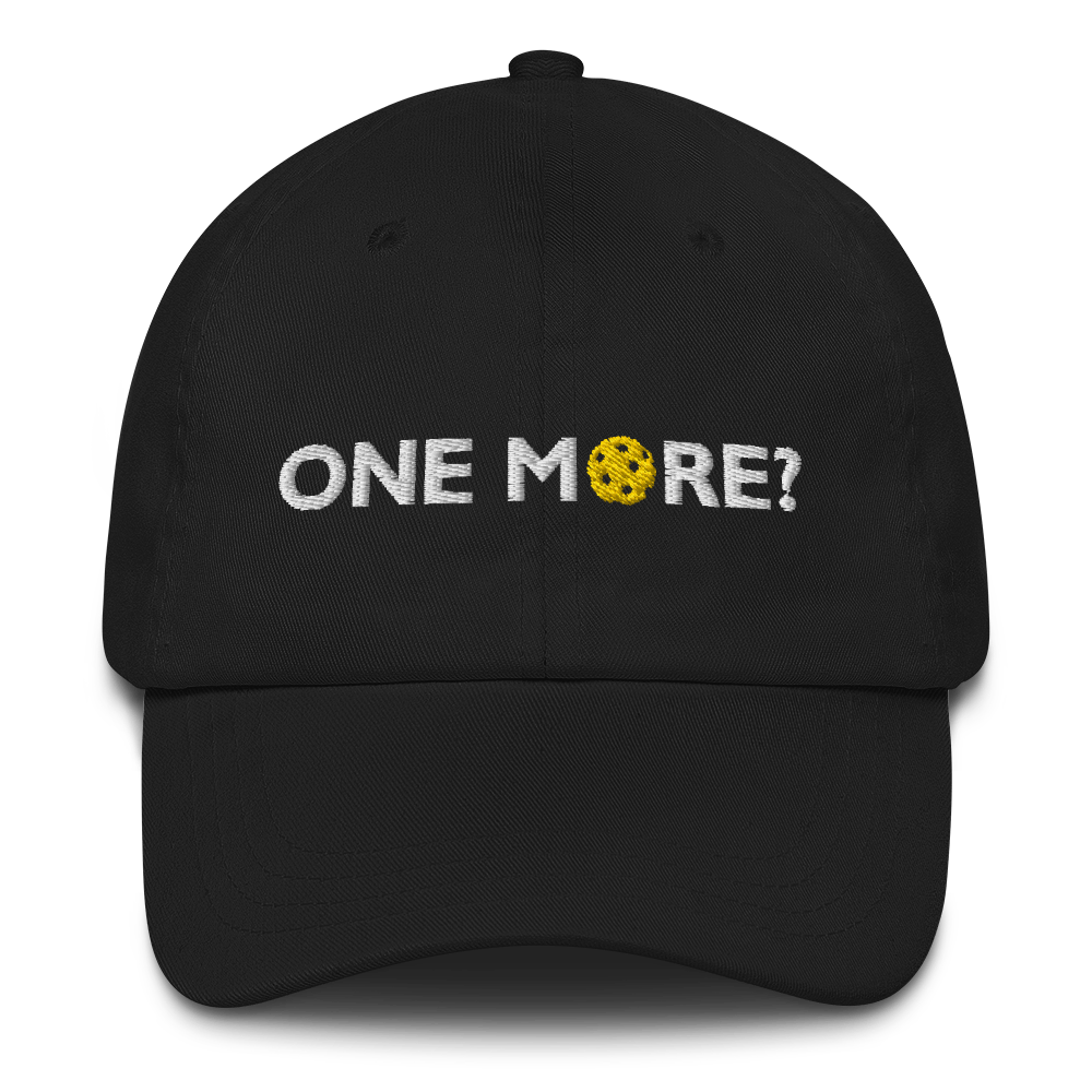 One More? - Embroidered Cotton Hat