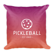 Load image into Gallery viewer, Summer Fun - Pickleball Pillow - 18” x 18”