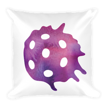 Load image into Gallery viewer, Splash Ball - Watercolor Pickleball Pillow - 18&quot; x 18&quot;
