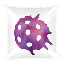 Load image into Gallery viewer, Splash Ball - Watercolor Pickleball Pillow - 18" x 18"