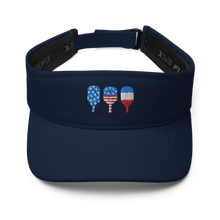 Load image into Gallery viewer, Stars & Stripes Paddles - Dri Fit Visor