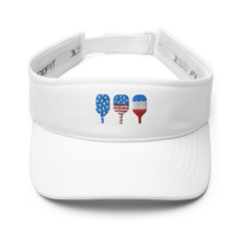 Load image into Gallery viewer, Stars & Stripes Paddles - Dri Fit Visor