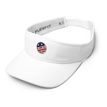 Load image into Gallery viewer, USA Pickleball Flag - Dri Fit Visor