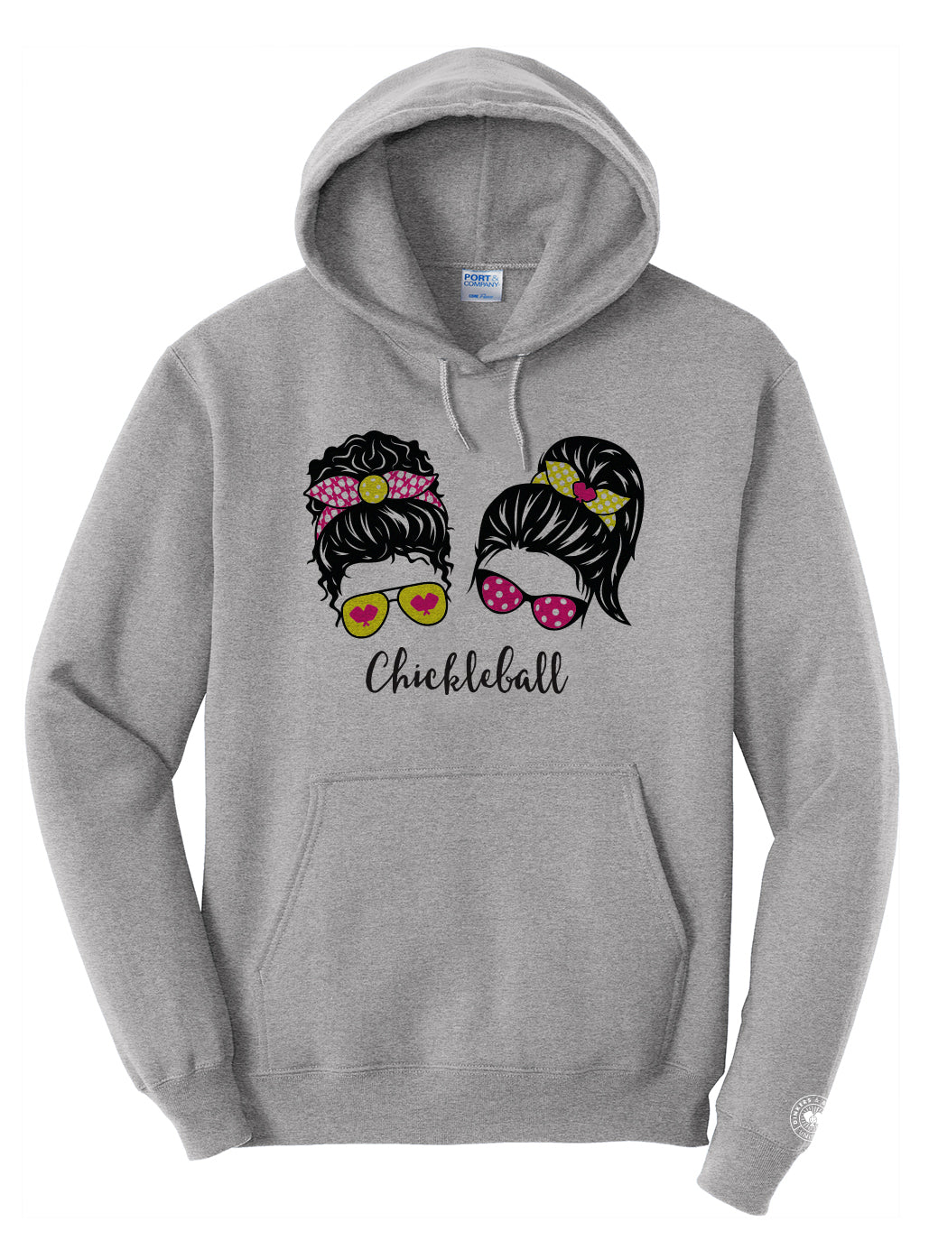 Chickleball™ Doubles - Fleece Pullover Hoodie