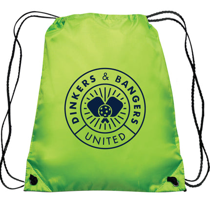 Dinkers & Bangers United™ - Nylon Drawstring Bag