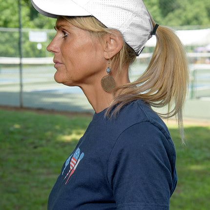 Dinkers & Bangers PINK UNITED - Criss Cross Ponytail Cap