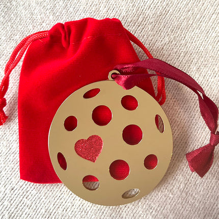 Pickleball Christmas Ornament