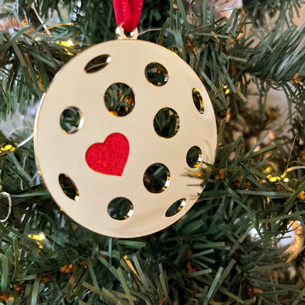 Pickleball Christmas Ornament