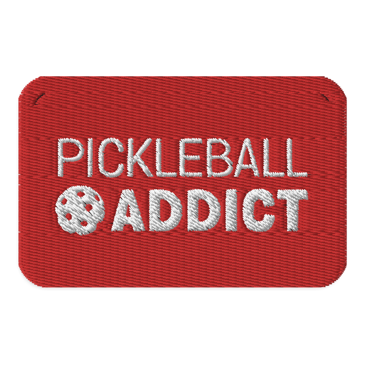 Pickleball Addict - Embroidered Patch