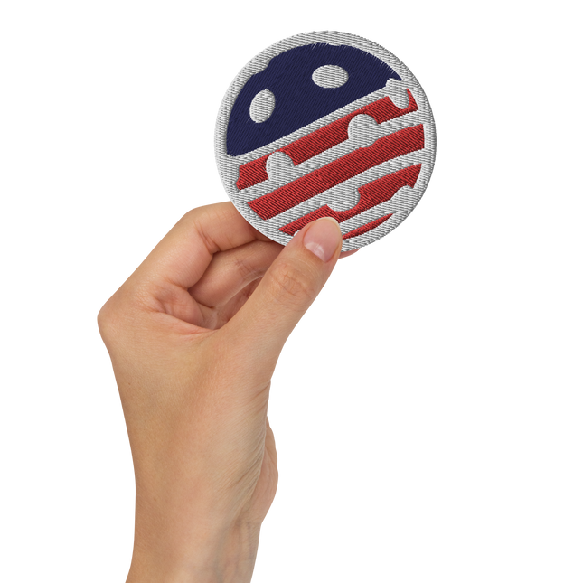 USA Pickleball Flag - Embroidered Patch