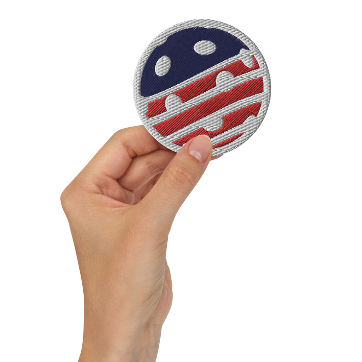 USA Pickleball Flag - Embroidered Patch