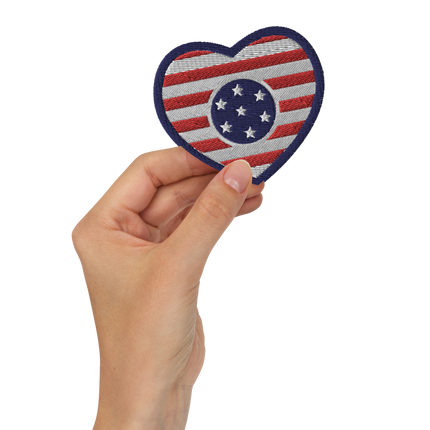 LOVE USA Flag - Embroidered Patch