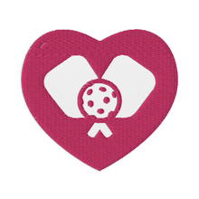 Load image into Gallery viewer, Hearts &amp; Paddles - Embroidered Patch
