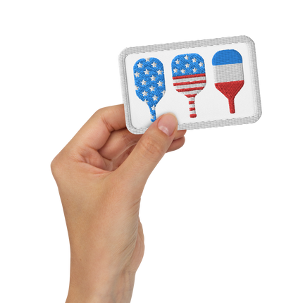 Stars & Stripes Paddles - Embroidered Patch