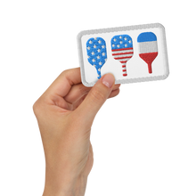 Load image into Gallery viewer, Stars &amp; Stripes Paddles - Embroidered Patch
