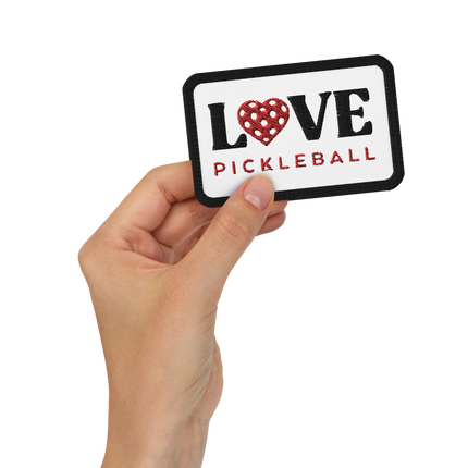 Pickleball Love Letter - Embroidered Patch