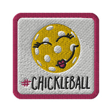 Load image into Gallery viewer, Chickleball™ Smiley - Embroidered Patch
