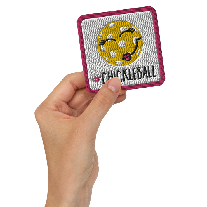 Chickleball™ Smiley - Embroidered Patch