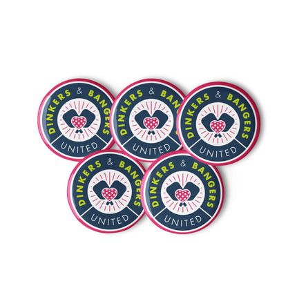 PINK United - Set of Pins