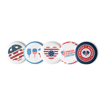 All American Pickleball - Set of Pins