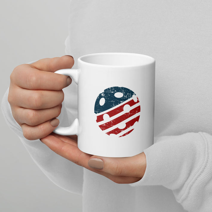 USA Pickleball Flag - Ceramic Mug