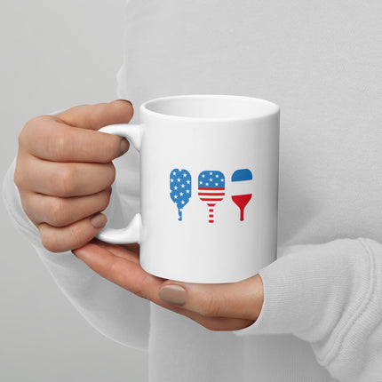 Stars & Stripes Paddles - Ceramic Mug