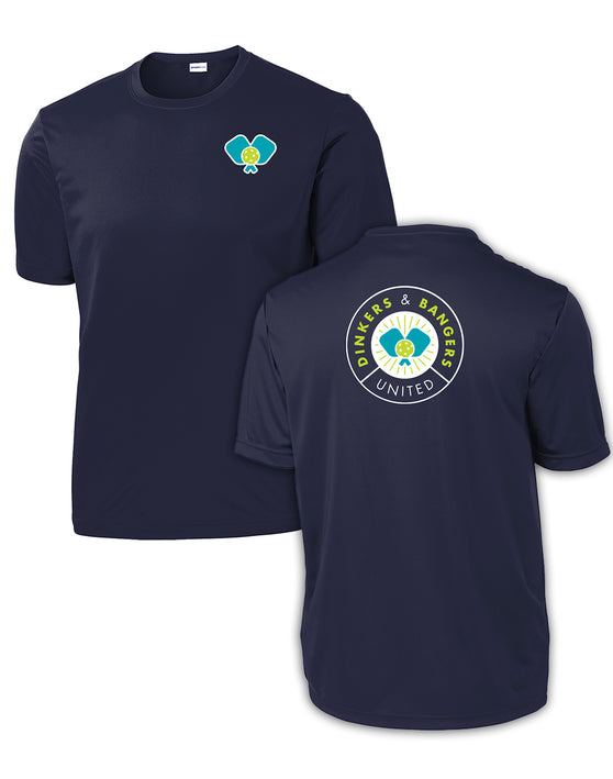 Dinkers & Bangers United™ - Mens Short Sleeve Performance Tee - 2 Sided