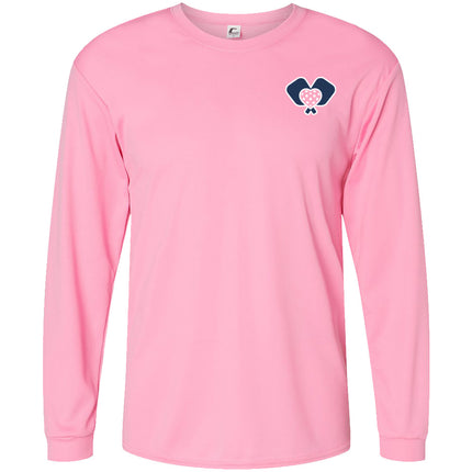 Dinkers & Bangers PINK UNITED - Men's Performance Long Sleeve Tee