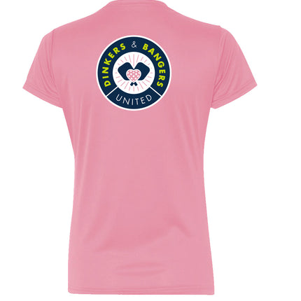 Dinkers & Bangers PINK UNITED - Women's Performance Tee
