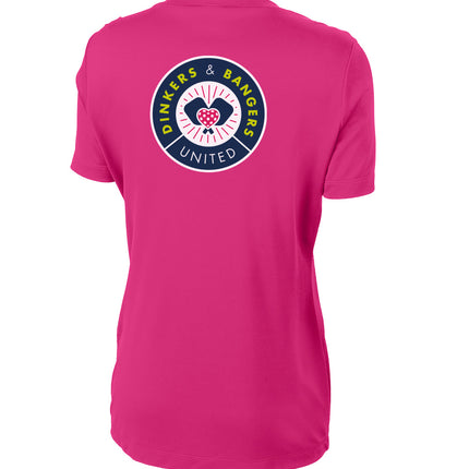 Dinkers & Bangers PINK UNITED - Women's Performance Tee
