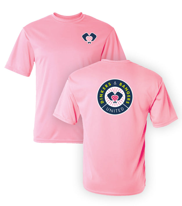 Dinkers & Bangers PINK UNITED - Men's Performance Tee