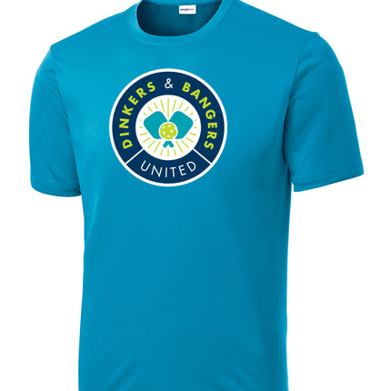 Dinkers & Bangers United - Performance Pickleball Tee - Blue