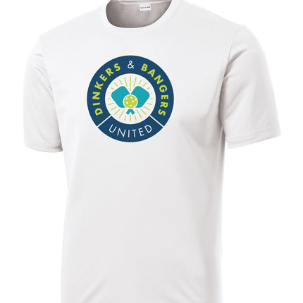 Dinkers & Bangers United - Performance Pickleball Tee - White
