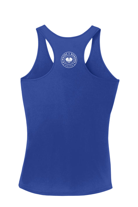 It's a Dinking Game - Womens Performance Racerback Tank