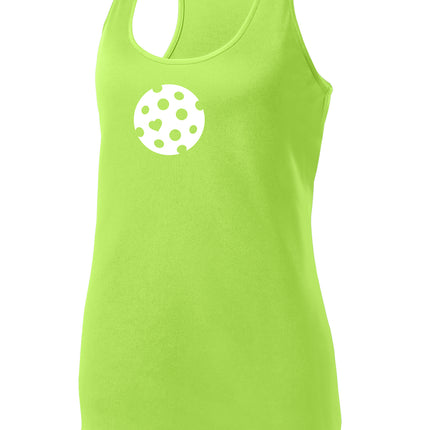 The Heart of Pickleball - Womens Performance Racerback Tank