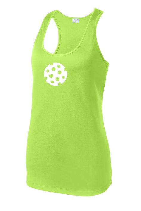 The Heart of Pickleball - Womens Performance Racerback Tank