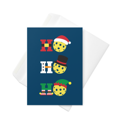 HO HO HO Pickleball - Christmas Cards (Set of 10)